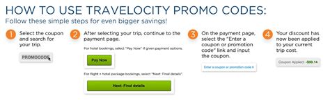 promotional code for travelocity app